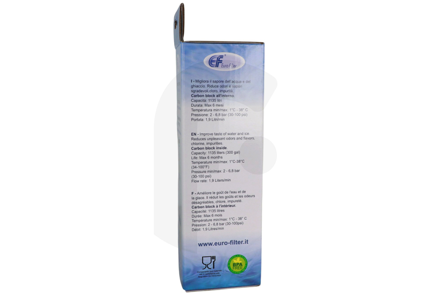 Alternatief  Alternativo filtro acqua per frigorifero HAF-QIN/EXP