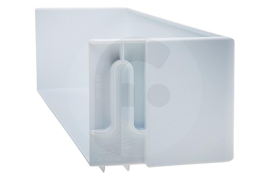 Zanker Kühlschrank Flaschenfach (unterer Türfach) weiß 437x101x90mm 22 46 010 Kühlschrank 2246010173