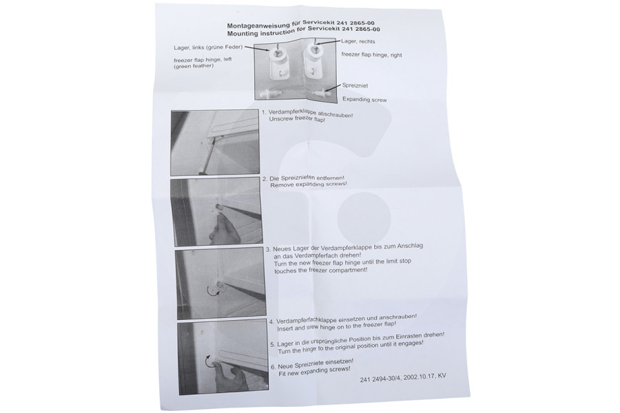 Electrolux Frigorifero supporto (supporto di sportello) per frigorifero 207999317