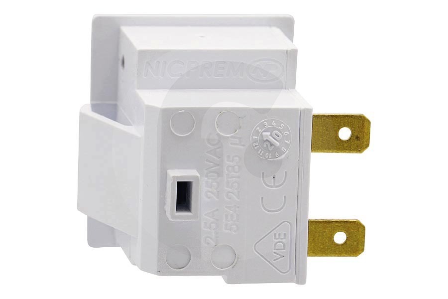 Juno Frigorífico Interruptor (cuadrado, conexión lateral) frigorífico 2263121036