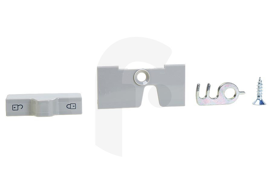 Dometic cerradura de puerta (cierre de puerta, cerrojo) gris 62x12x31mm Frigorífico de camping 241275760 apto para entre otros RM7291L, RM7361