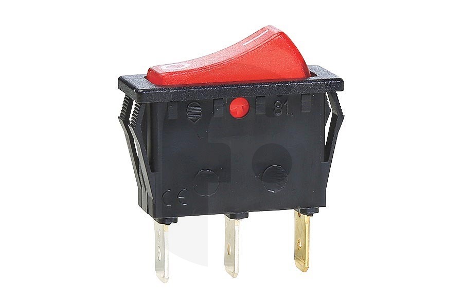 Dometic Frigorifero Dometic interruttore acceso/spento rosso, illuminato, 3 contatti 14x37x34mm Frigorifero da campeggio 292627350