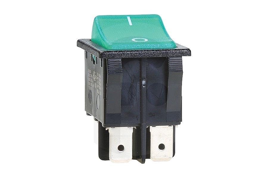 Dometic Frigorifero Dometic interruttore acceso/spento verde, illuminato, bipolar, 4 contatti 25x39x33mm Frigorifero da campeggio 292627410