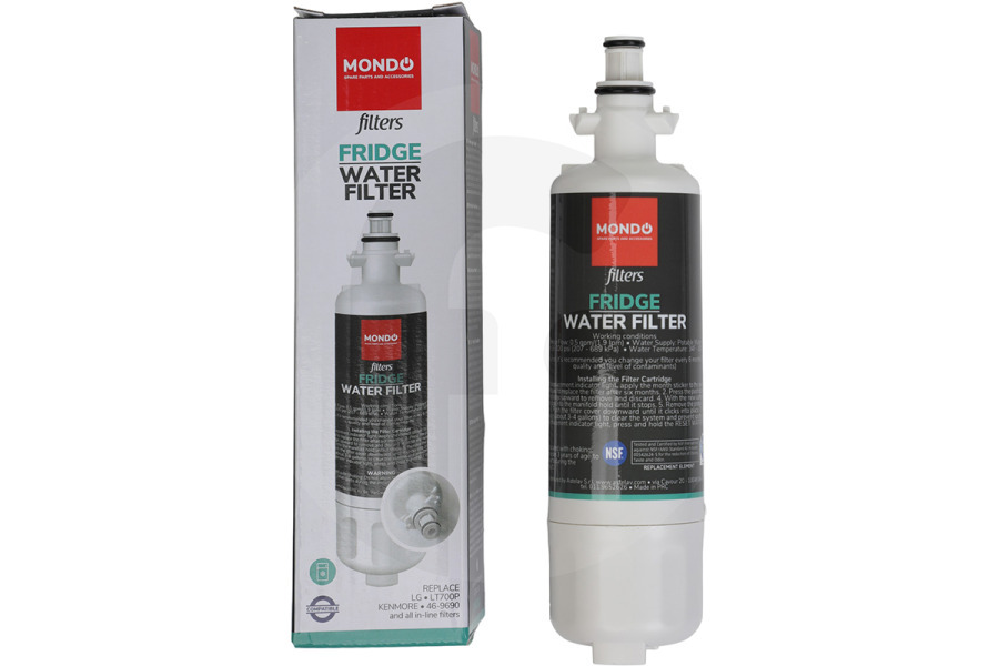 Alternatief Frigorífico Filtro de agua alternativo para refrigerador ADQ36006101 apto para entre otros GR-L21AVSXJ, LT700P