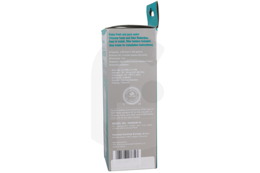 Comfee Frigorifero Filtro acqua Hisense HK1647154 frigorifero