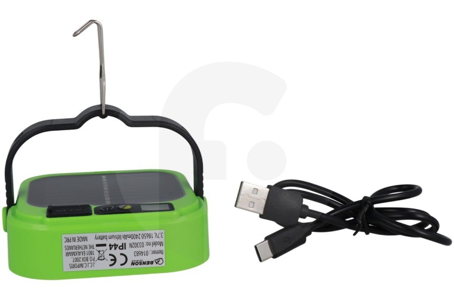 Benson  Benson Campinglampe Solar mit Powerbank Camping 014683