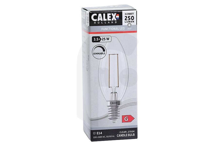 Calex  Calex 1105005300 Calex LED volglas Filament Kaarslamp