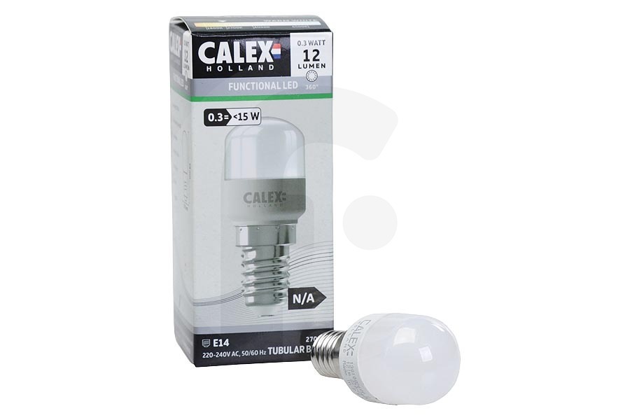 Lámpara de tubo LED 240 voltios, 0,3 vatios, E14 T20, 2700K