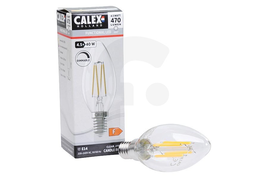 Calex 1101006700 LED Kaars B35 Helder Straight Filament