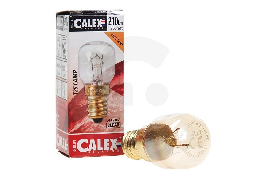 Husqvarna Calex Horno Bombilla 240V 25W E14 clara T25 para horno 432112 apto para entre otros T25 E14 regulable