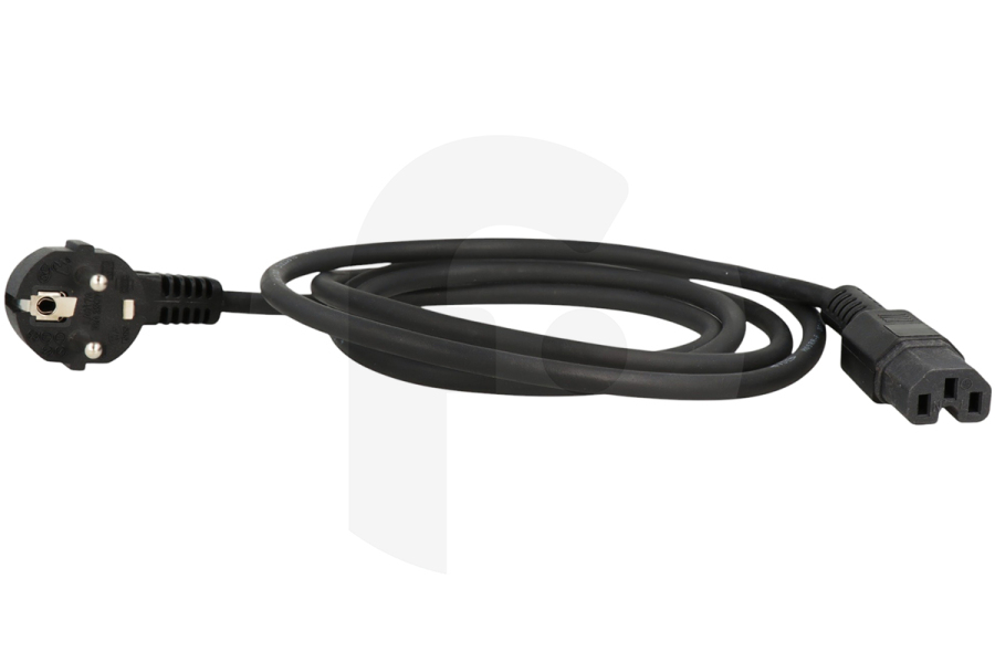 Universeel Freidora Cable de aparato 2 metros negro para gourmet y otros 7017252V