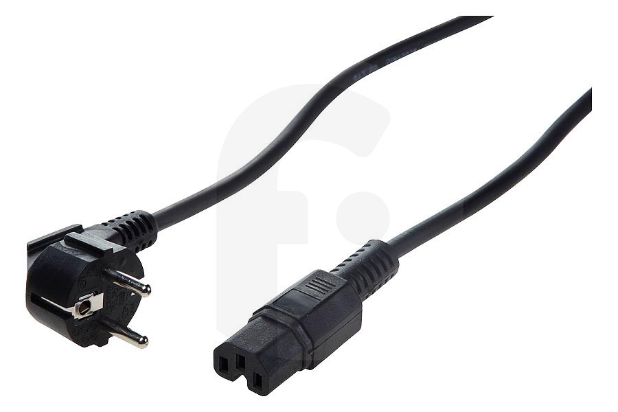 Tefal Freidora Cable de aparato 2 metros negro para gourmet y otros 7017252V apto para entre otros resistente al calor 3x1mm2 120 grados