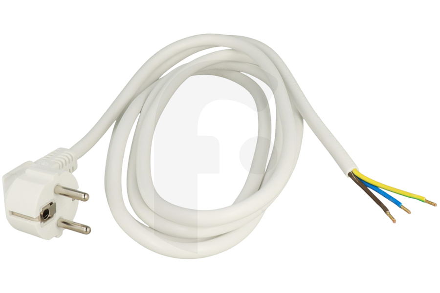 Universeel Secadora Cable (universal + RA + pz. 2,5 mtr.) para lavadora, secadora, lavavajillas 701623 apto para entre otros VMVL 3x1,5mm2