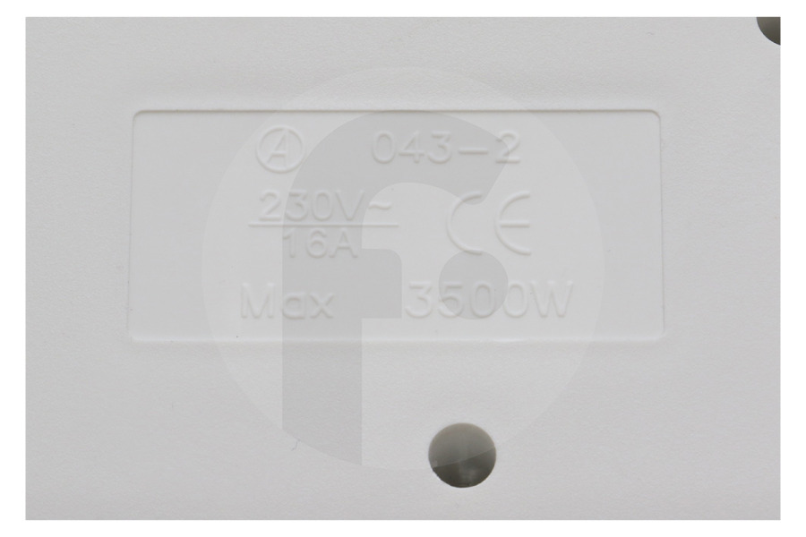 Universeel  Protección interruptor combinado 3500W, 16A 230V para lavadora y secadora