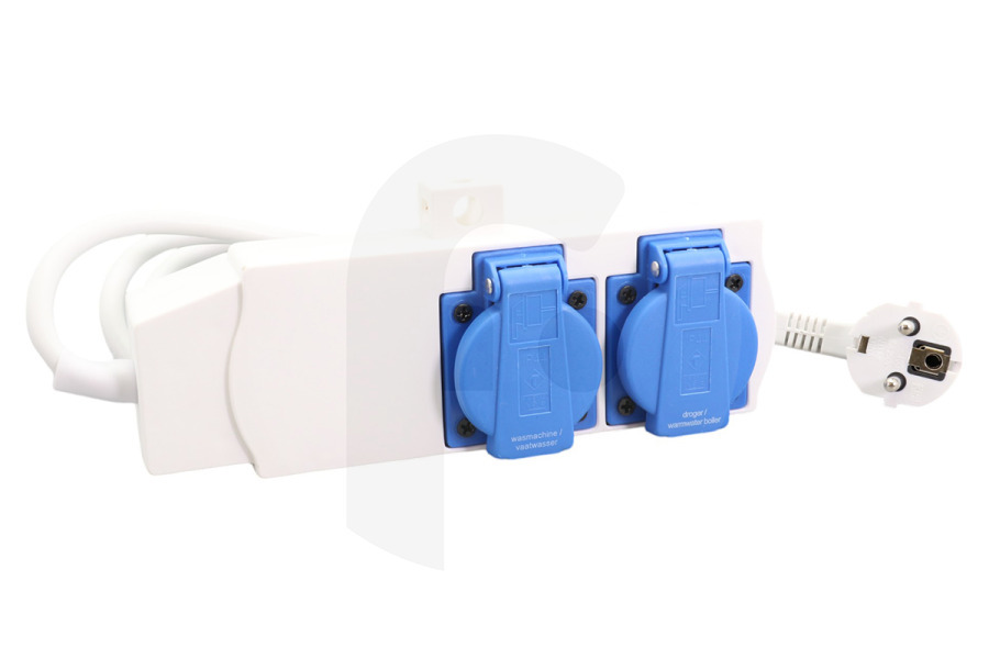 Universeel  Protección interruptor combinado 3500W, 16A 230V para lavadora y secadora