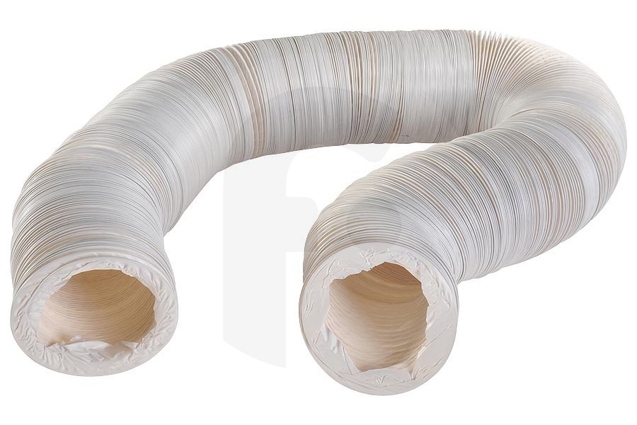 Universeel 61201300 Secadora Tubo flexible/manguera (100 mm, blanco -PVC- 15 metros) secadora 1303