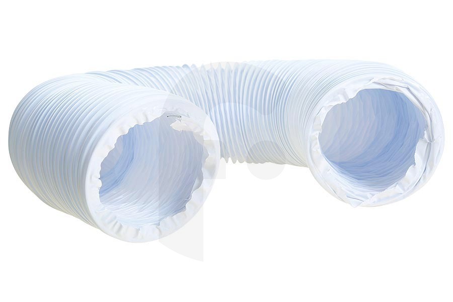 Progress Trockner WPRO Abluftschlauch 100erR 3m, weiß, Netz (PVC-Schlauch) für Trockner 482253027271