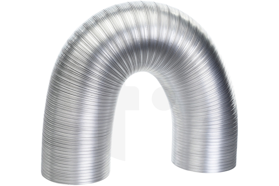 Universeel Dampkap Slang 120mm uitschuifbaar tot 3 mtr aluminium universeel dampkap 61005337