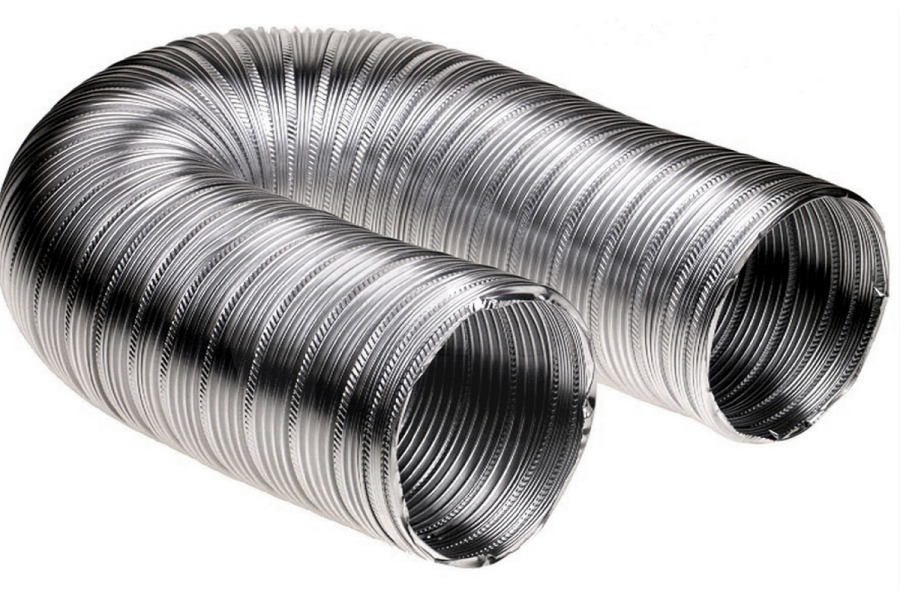 Universeel Campana extractora Manguera 120mm extensible hasta 3 mtr aluminio universal Campana extractora 61005337 apto para entre otros en caja