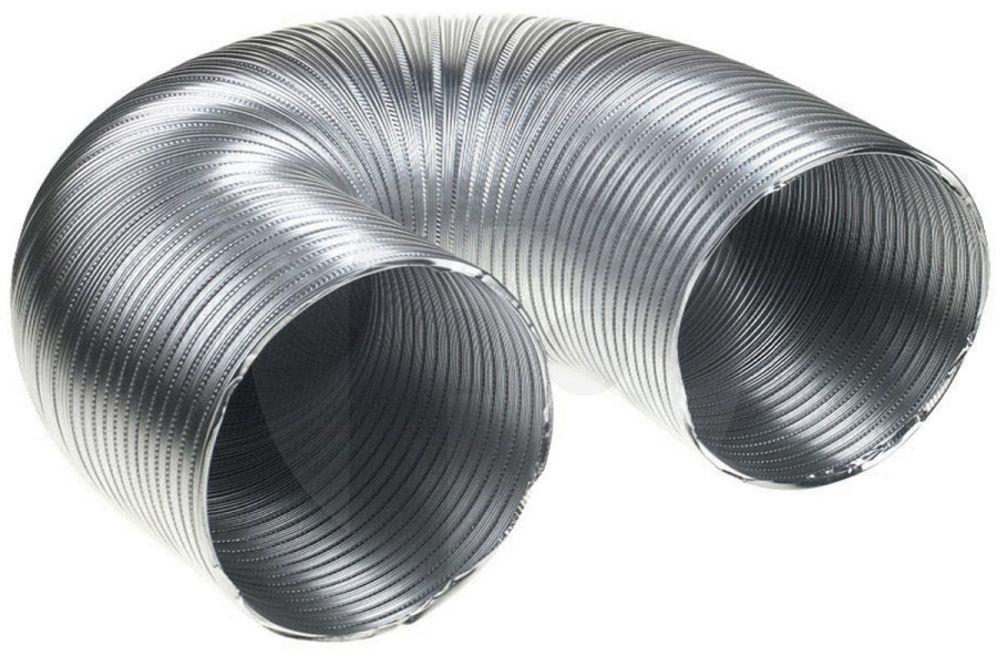 Universeel Campana extractora Manguera 152mm extensible hasta 1,5 mtr aluminio universal Campana extractora 61006737 apto para entre otros en caja