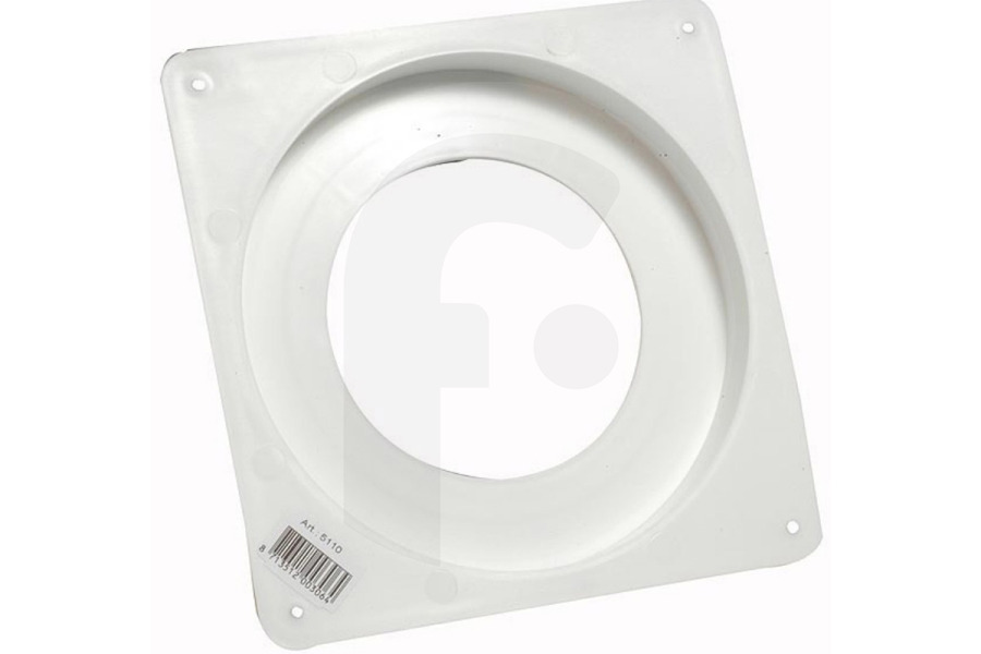 Universeel Campana extractora Placa al techo 100/125/150 mm blanca 66100100 apto para entre otros Placa de techo