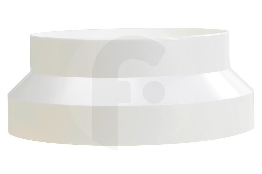 Universeel Campana extractora Reductor (pieza de conexión) 125-150mm sintético blanco 66101600 apto para entre otros adaptador de plástico