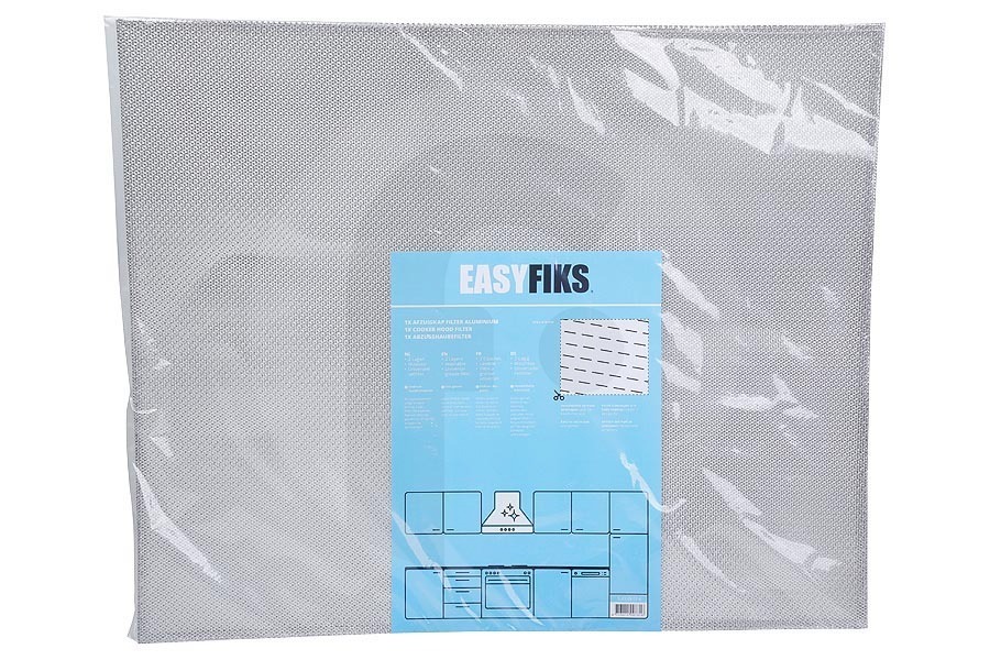 Easyfiks Dunstabzugshaube Easyfiks Universal-Aluminiumfilter 2 Lagen 570x470mm Dunstabzugshaube 52328076