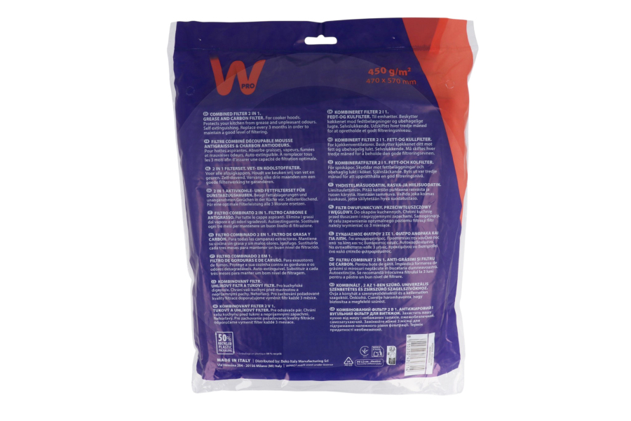 WPRO Dampkap WPRO dampkap filter universeel 47x57cm UCF016