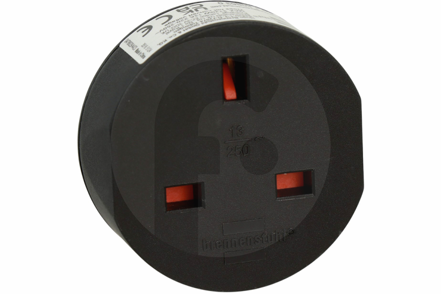 Brennenstuhl  Brennerstuhl Reisestecker (Adapter) von UK auf EU 13A 3120W 250V 1508530