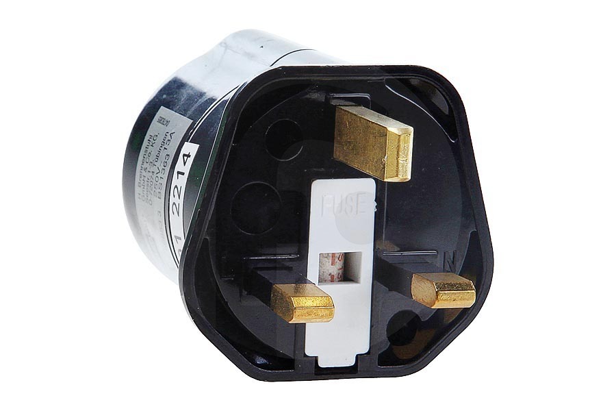 Brennenstuhl Depilador Brennenstuhl adaptador de viaje (adaptador enchufe) de EU a UK 13A 250V 1508533 apto para entre otros Enchufe adaptador NL - UK