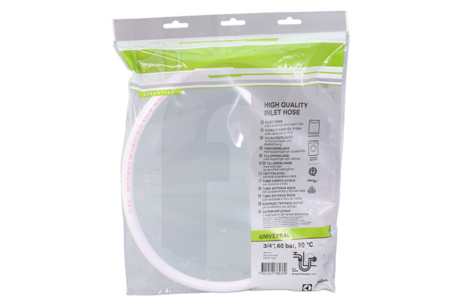 Electrolux Lavatrice Tubo di carico (carico 60 bar 90gradi) lavatrice 9029793495