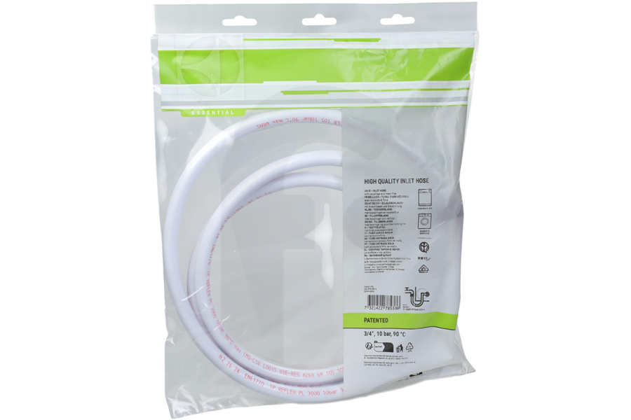 Electrolux 9029793503 Lavavajillas Manguera de suministro Electrolux E2WIH250A - Lavadora de agua caliente de alta calidad, lavavajillas apto para entre otros Recto / angulado + filtro y goma