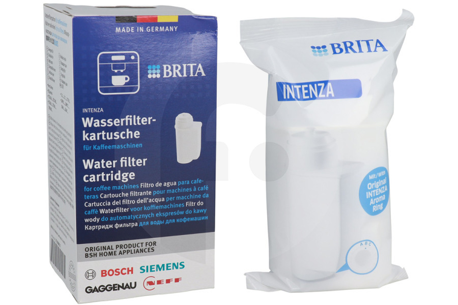 Brita Macchina del caffè TCZ7003 Filtro dell’acqua Brita Intenza, 3 pezzi per macchina da caffè Brita 17008836