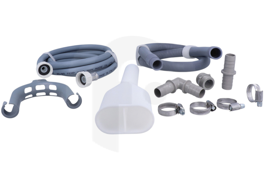 Universeel Lavavajillas Kit de extensión universal para mangueras de entrada y salida para lavadora apto para entre otros Lavavajillas, lavadora, 1,5 metros.