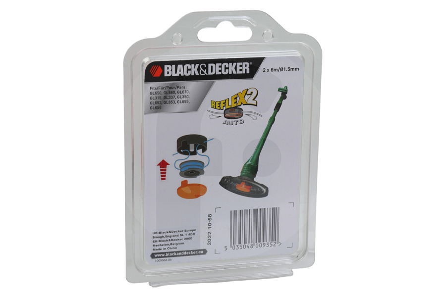 Black & Decker Cortabordes Cortacésped Black & Decker Bobina A6442-XJ