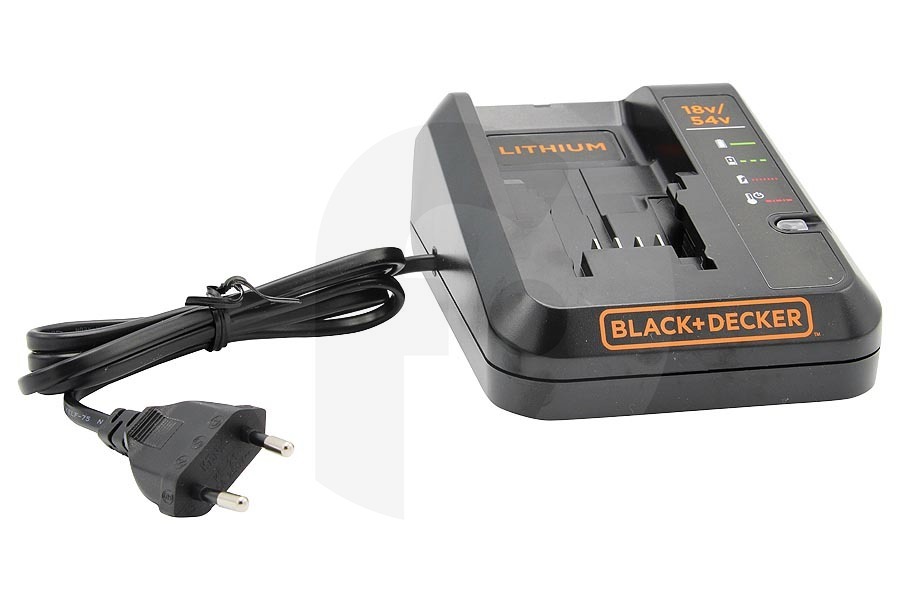 Black & Decker Tagliabordi Black & Decker caricabatterie 18V-230V per vari dispositivi 90642266 adatto a tra cui PS1820L1, BCMW3318, STC5433