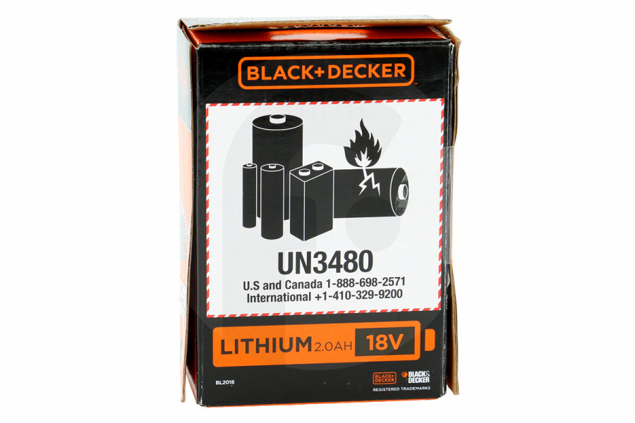 Black & Decker Soffiatore Black & Decker batteria al litio 18 V per vari dispositivi N879820