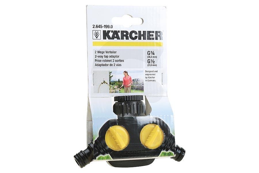 Karcher  Kärcher Presa rubinetto a due uscite indipendenti 2.645-199.0