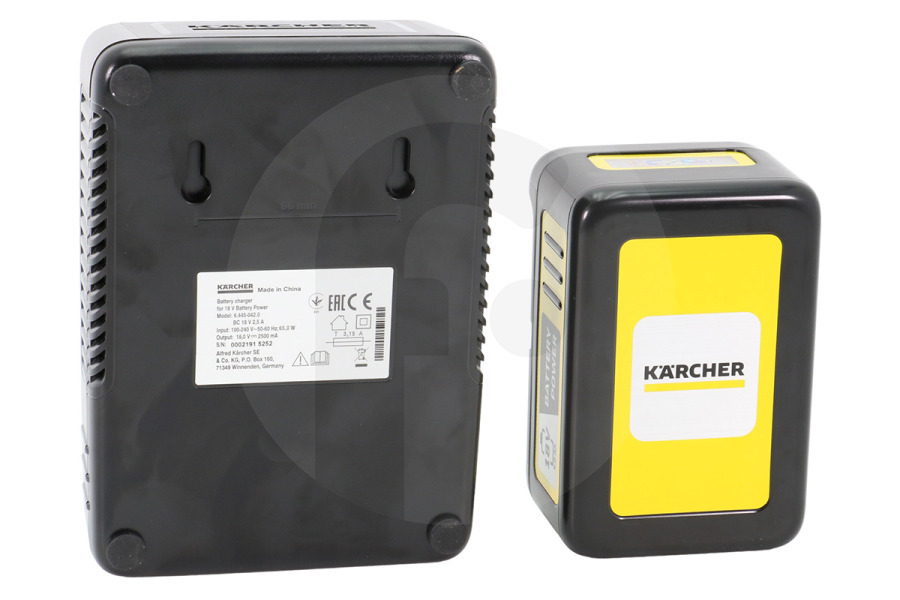 Karcher Kettensäge Kärcher Akku-Starterkit komplett inkl. 18 V / 5,0 Ah Akku 24450630, 2.445-063.0