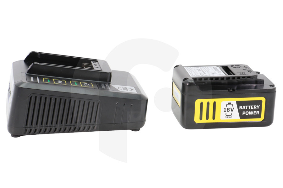 Karcher Kettensäge Kärcher Akku-Starterkit komplett inkl. 18 V / 5,0 Ah Akku 24450630, 2.445-063.0