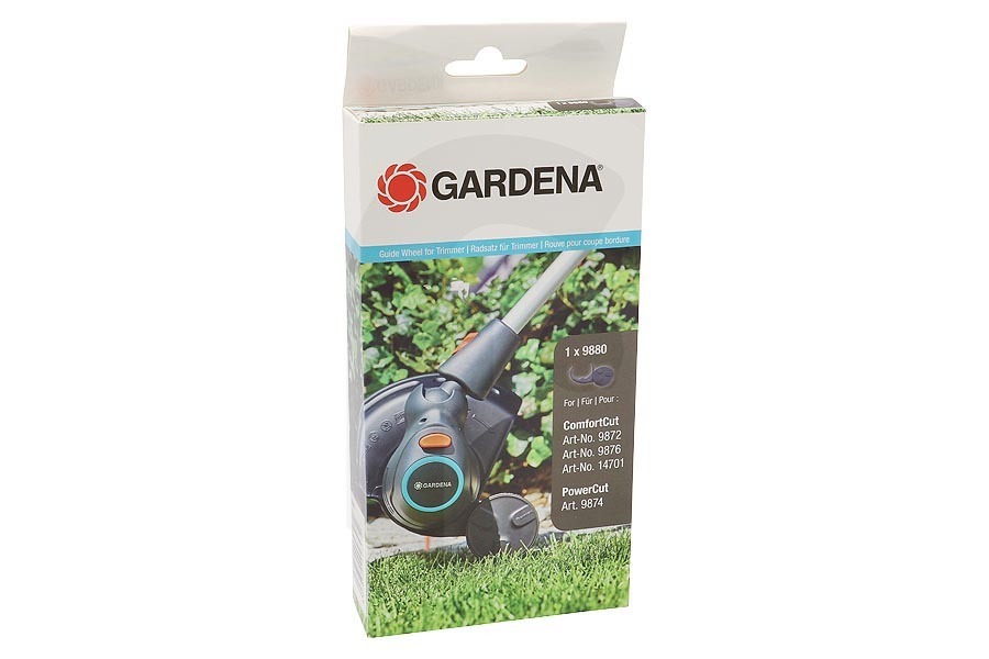 Gardena Tagliabordi Gardena set ruote (ruota di guida) nero tagliabordi 9880-20