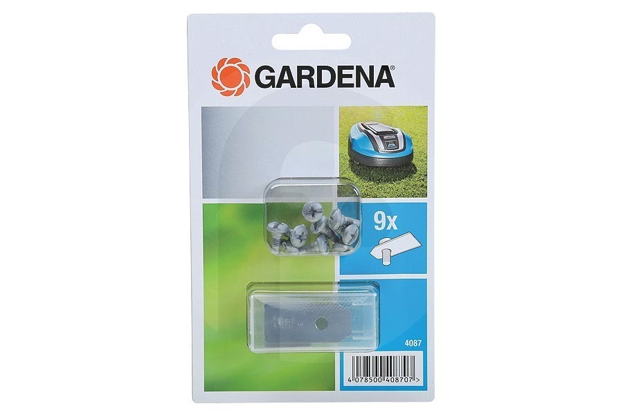 Gardena Robot tagliaerba Gardena lame (set di lame) set da 9 lame per robot tagliaerba 4087-20
