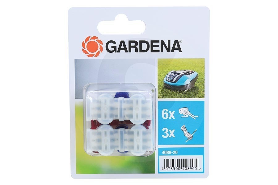 Gardena Robot tagliaerba Gardena set di 9 morsetti di collegamento per robot tagliaerba 4089-20