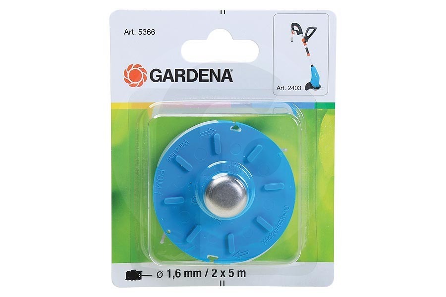 Gardena Cortabordes Carrete de hilo completo para cortacésped 5366-20