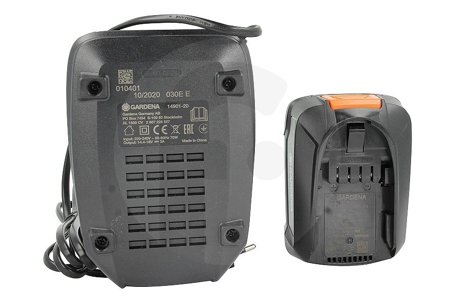 Gardena  Gardena starter kit batteria P4A QC+1x2,5Ah Power for All 14906-20