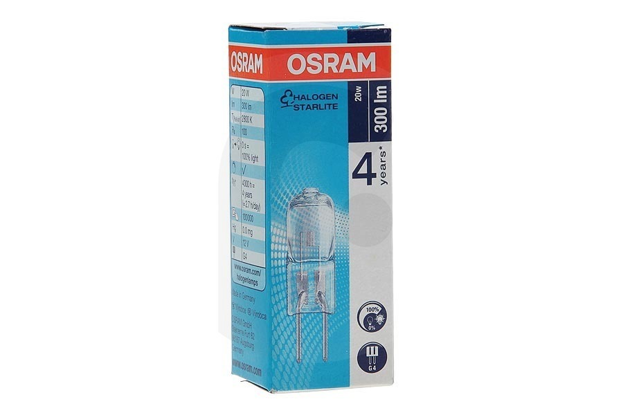 Osram Horno Osram Lámpara halógena para horno, microondas 4058075094215