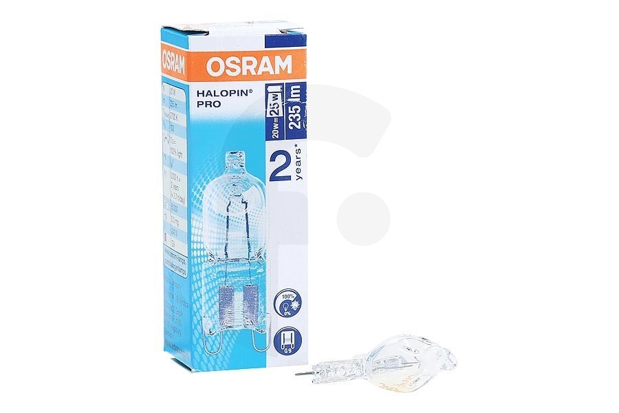 Viva 66720ES Horno Lámpara/bombilla (25 w, luz halógena ) 33709 33709 apto para entre otros G9 230v 20 vatios 235lm
