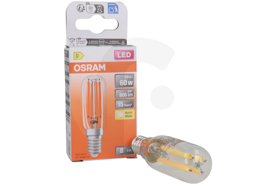 Osram  Lampada speciale per frigorifero T26 E14 6,5W