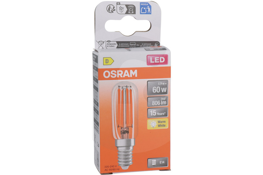 Osram  Lampada speciale per frigorifero T26 E14 6,5W