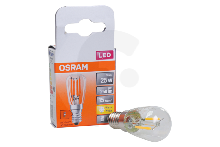Osram Frigorifero Osram LED Special T26 E14 2.8W 2700K 4058075432871 adatto a tra cui 2,8 Watt, 2700K, 250lm